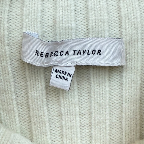 Rebecca Taylor Loop Knit Turtleneck Sweater Medium - Picture 6 of 9
